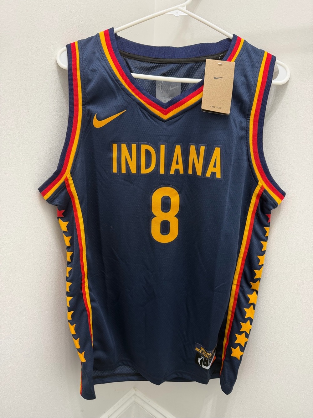 Sophie Cunningham New Nike Navy Basketball Jersey Indiana #8